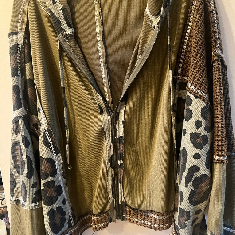POL NEW Waffle hoodie - Picture 3 of 15